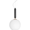 Kök & Matplats|Hall & Trappa-Globen Lighting Torrano Taklampa 30cm E14 Svart/Opalvit
