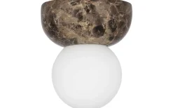 Badrumslampor Tak|Badrumslampor Vägg < Globen Lighting Torrano Vägglampa/Plafond 13cm IP44 Brun