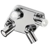 Badrumslampor Tak|Takspot Med Minst 4 Lampor < ArmaturHantverk Torsö Takspotlight 24cm Krom IP44