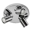 Badrumslampor Tak|Runda Takspotlights-ArmaturHantverk Torsö Takspotlight Ø25cm Krom IP44