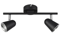 Takspot Med 2 Lampor-Reality Toulouse Spotlight LED 2-delat mattsvart