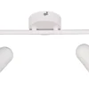 Takspot Med 2 Lampor < Reality Toulouse Spotlight LED 2-delat mattvitt