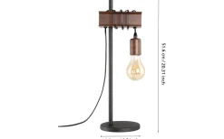 Bordslampor-Eglo Townshend Bordslampa 13cm Rost