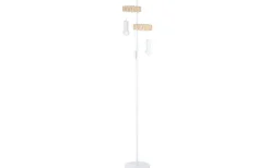 Golvläslampor-Eglo Townshend Golvlampa 2L Vit/Ek