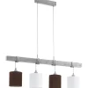 Avlånga Taklampor < Eglo Townshend Taklampa 100cm 4L Vit/Patina/Brun