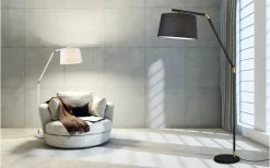 Golvläslampor < Trio Lighting Tracy Golvlampa E27 mattsvart