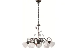Stora Taklampor Ø70-150 Cm-Trio Lighting Traditio Takkrona 70cm 5-delad E14 rustik