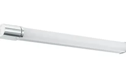 Badrumslampor Vägg < Eglo Tragacete 1 Spegelbelysning med Uttag 68cm LED 4000K 15W Silver IP44