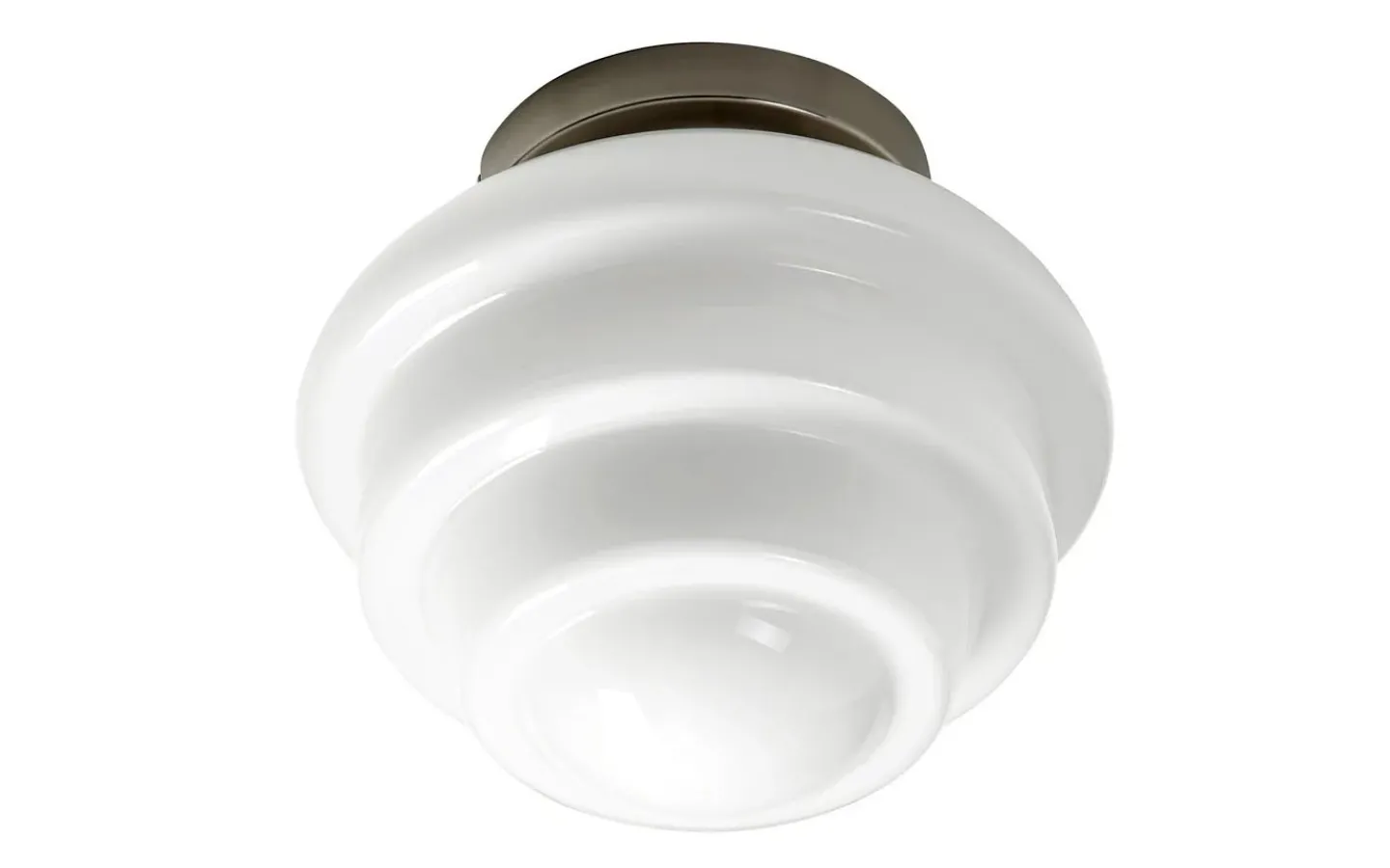 Plafonder-ArmaturHantverk Ätran Plafond 25cm Nickel/Opal
