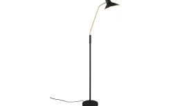 Golvläslampor < Trio Lighting Traveller Golvlampa E27 mattsvart/mattmässing