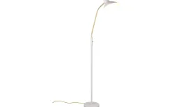 Golvläslampor < Trio Lighting Traveller Golvlampa E27 varmgrå/matt mässing