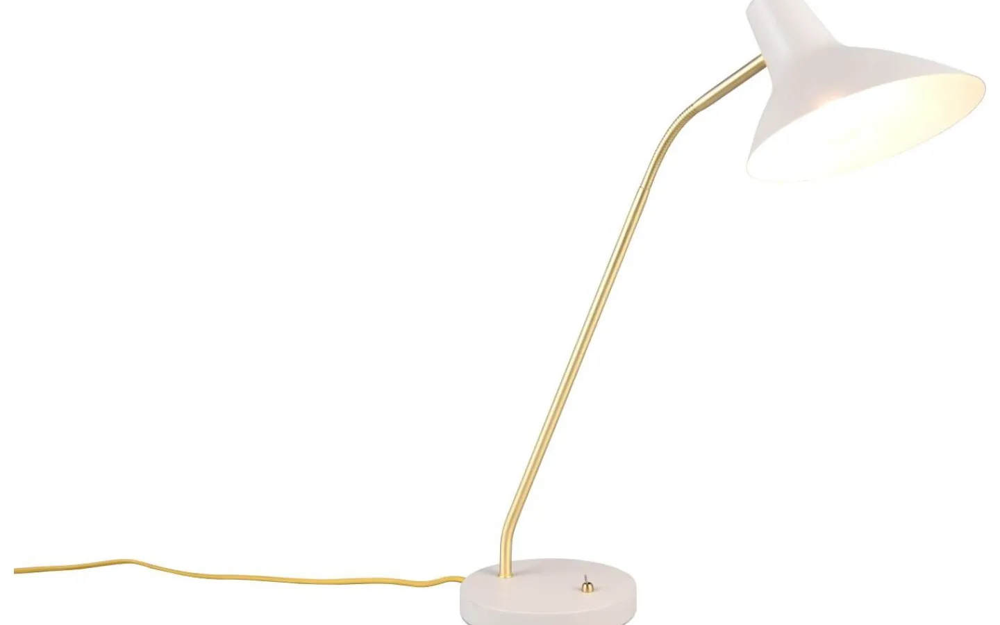Skrivbordslampor-Trio Lighting Traveller Skrivbordslampa E27 varmgrå/matt mässing