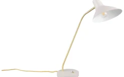 Skrivbordslampor-Trio Lighting Traveller Skrivbordslampa E27 varmgrå/matt mässing
