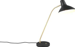 Skrivbordslampor < Trio Lighting Traveller Skrivbordslampa E27 mattsvart/mattmässing