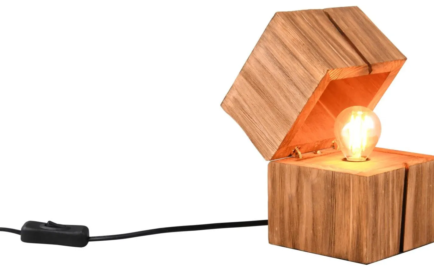 Bordslampor < Trio Lighting Treasure Bordslampa E14 (inkl.) trä