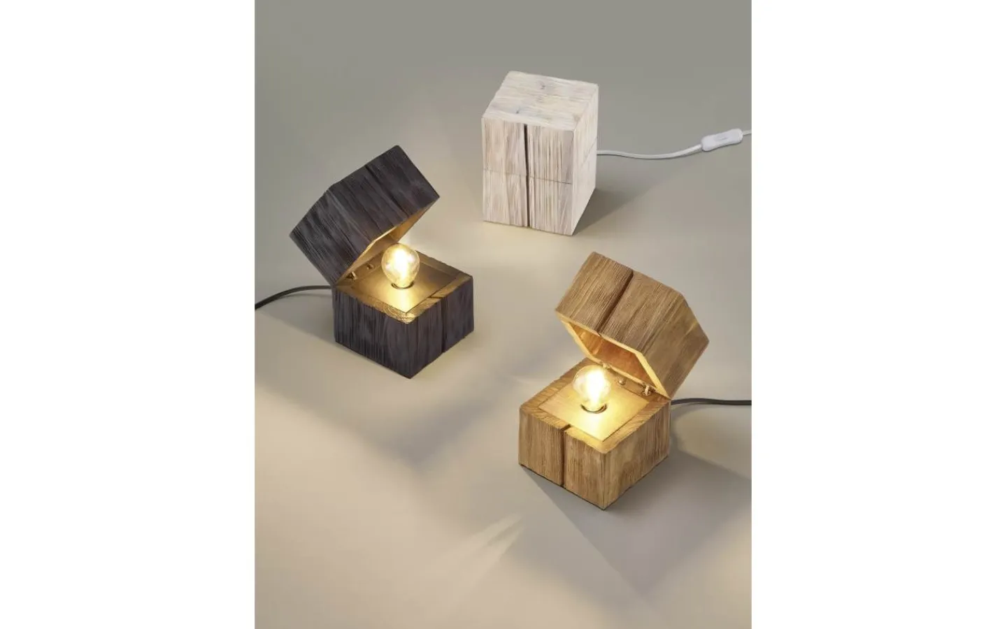 Bordslampor < Trio Lighting Treasure Bordslampa E14 (inkl.) trä