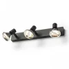 Avlånga Takspotlights|Takspot Med 3 Lampor-Rendl Trica III Takspotlight 3L Svart