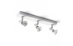 Avlånga Takspotlights|Takspot Med 3 Lampor < Rendl Trica III Takspotlight 3L Vit