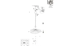 Vardagsrum|Kök & Matplats < Globen Lighting Tropez Taklampa 82cm E27 Svart