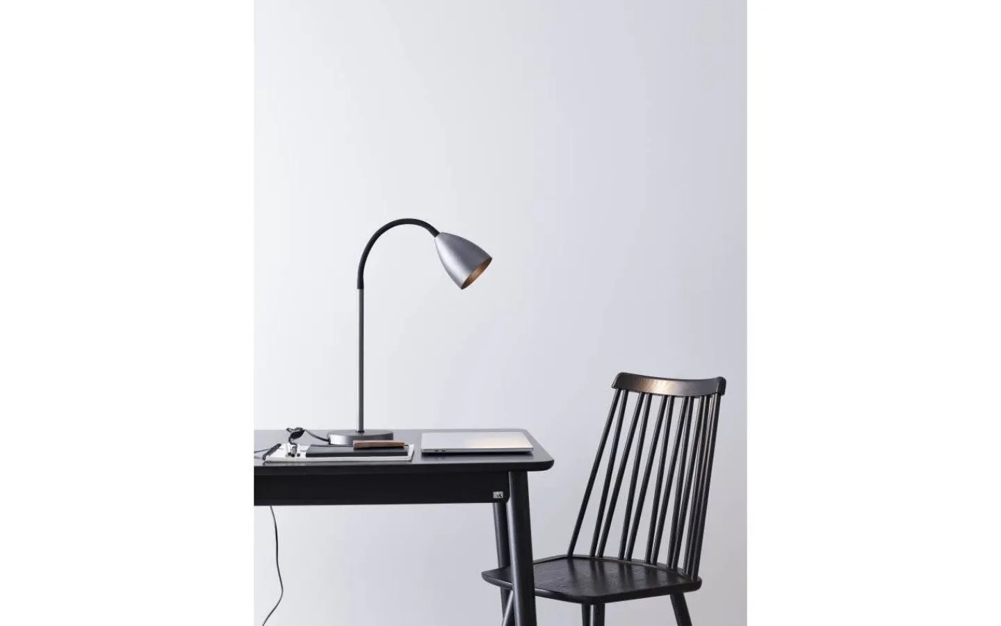 Skrivbordslampor-Belid Trotsig Skrivbordslampa 63cm Oxidgrå