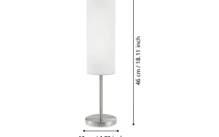 Bordslampor < Eglo Troy Bordslampa 46cm Borstat Stål