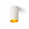 Takspot Med 1 Lampa < Rendl Tuba Takspotlight Matt Vit/Guld