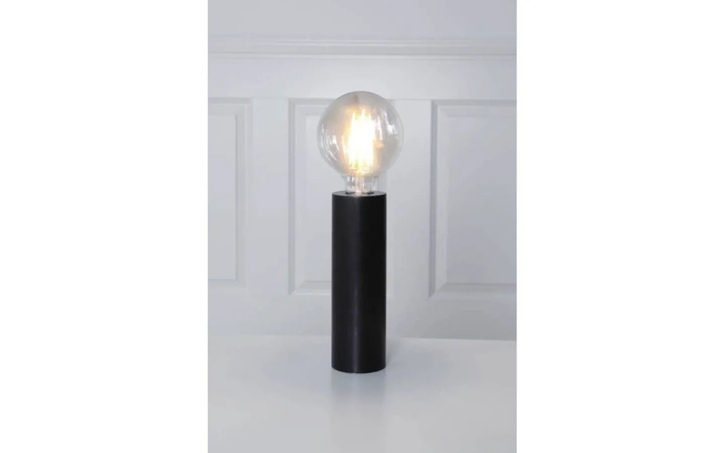 Vardagsrum|Sovrum-Star Trading Tub Bordslampa E27 25cm Svart