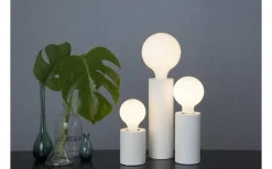 Vardagsrum|Bordslampor-Star Trading Tub Bordslampa E27 10cm Vit