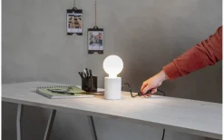 Vardagsrum|Bordslampor-Star Trading Tub Bordslampa E27 10cm Vit