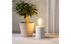 Vardagsrum|Bordslampor-Star Trading Tub Bordslampa E27 10cm Vit