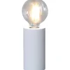 Sovrum|Bordslampor-Star Trading Tub Bordslampa E27 15cm Vit