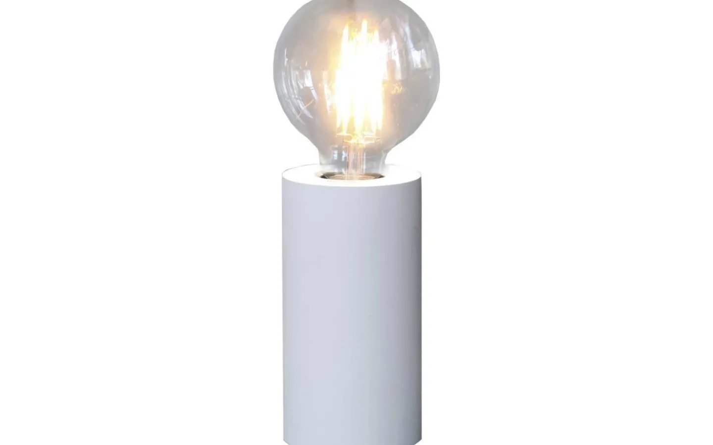 Sovrum|Bordslampor-Star Trading Tub Bordslampa E27 15cm Vit
