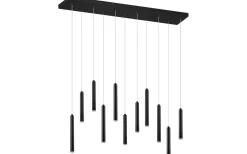 Avlånga Taklampor < Trio Lighting Tubular Takpendel LED 115cm mattsvart