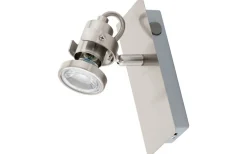 Takspot Med 1 Lampa-Eglo Tukon Takspotlight 17cm GU10 LED 3000K 3W Nickel