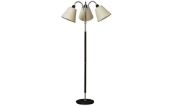 Klassiska Golvlampor|Golvfötter < ArmaturHantverk Tullgarn Golvfot 148cm 3L Svart