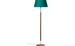 Klassiska Golvlampor|Golvfötter-ArmaturHantverk Tullgarn Golvfot 130cm Mässing/Valnöt