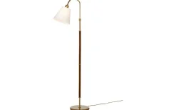 Klassiska Golvlampor|Golvfötter < ArmaturHantverk Tullgarn Golvfot 148cm Oxid/Valnöt