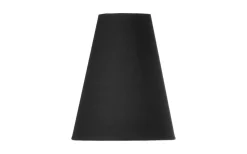 Enfärgade Runda Lampskärmar-ArmaturHantverk Tulpan Lampskärm Ø14cm Svart