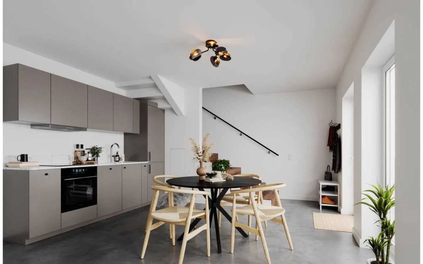 Plafonder-By Rydens Turno Plafond Ø66cm Svart/Guld