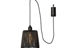 Utomhusdekorationer|Taklampor Utomhus < Star Trading Twine Batteridriven Lampa 15cm Svart IP44