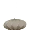 Takskärmar|Stora Taklampor Ø50-69 Cm < Hallbergs Twister Elips Takskärm Ø50cm Stretch Sand Lyx
