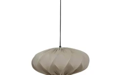 Takskärmar|Stora Taklampor Ø50-69 Cm < Hallbergs Twister Elips Takskärm Ø50cm Stretch Sand Lyx