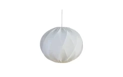 Vardagsrum|Sovrum-Hallbergs Twister Lampskärm 50cm Stretch Vit