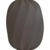 Takskärmar-Hallbergs Twister Takskärm Oval Ø40cm Stretch Nougat Lyx