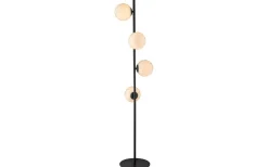 Golvlampor-Halo Design Twist Golvlampa 150cm Svart/Opal