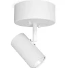 Takspot Med 1 Lampa-Belid Tyson Enkelspot Vitstruktur