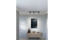 Skensystem-Belid Tyson Skenpaket 3-Spotlight 106cm Global 1-Fas Svartstruktur