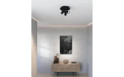 Runda Takspotlights|Takspot Med 3 Lampor-Belid Tyson Spotlight 3L 25cm Svart