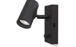 Läslampor-Belid Tyson Vägglampa USB Höger Svart