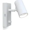 Läslampor < Belid Tyson Vägglampa USB Vänster Vit